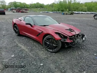 2015 Chevrolet Corvette Z51 3LT with VIN 1G1YL2D72F5111893, listed as a Copart auction lot 55885815 with 139,711 mi miles and Salvage title. Bid and sale history available at DreamBid. Image 14.