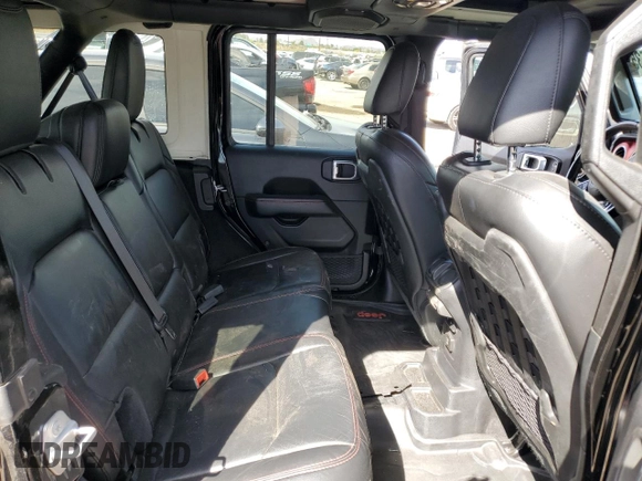 2020 Jeep Wrangler Unlimited Rubicon with VIN 1C4HJXFN8LW126037, listed as a Copart auction lot 50421535 with 52,275 mi miles and Salvage title. Bid and sale history available at DreamBid. Image 10.