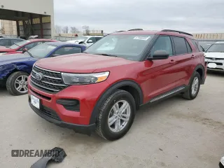 2021 Ford Explorer XLT with VIN 1FMSK8DH9MGA82756, listed as a Copart auction lot 47568855 with 131,186 mi miles and Salvage Title. Bid and sale history available at carsss.com. Image 1.
