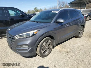 2016 Hyundai Tucson Sport with VIN KM8J33A21GU107702, listed as a Copart auction lot 46489365 with 112,534 mi miles and Salvage Title. Bid and sale history available at carsss.com. Image 1.