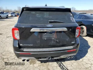 2020 Ford Explorer Platinum with VIN 1FM5K8HCXLGA26156, listed as a Copart auction lot 88987085 with 21,261 mi miles and Salvage Title. Bid and sale history available at carsss.com. Image 6.