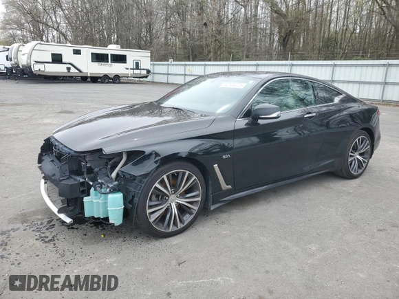 2017 Infiniti Q60 Premium с VIN JN1EV7EK0HM360631, выставлен на аукционе Copart как лот 52103225 с пробегом 98 457 миль миль и Списание • Salvage title. История ставок и продаж доступна на DreamBid. Изображение 1.