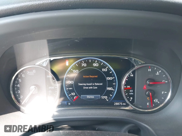 2022 GMC Acadia Denali with VIN 1GKKNXLSXNZ175038, listed as a IAAI auction lot 42463525 with 28,875 mi miles and . Bid and sale history available at DreamBid. Image 7.