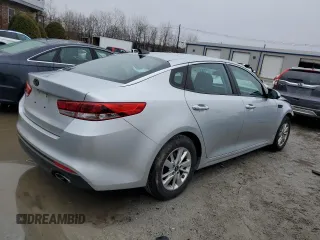 2017 Kia Optima LX with VIN KNAGT4L32H5154000, listed as a Copart auction lot 46336705 with 116,722 mi miles and Salvage Title. Bid and sale history available at carsss.com. Image 3.