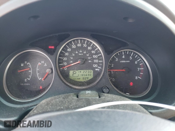 2007 Subaru Forester X with VIN JF1SG63617H707830, listed as a Copart auction lot 65240984 with 185,690 mi miles and Salvage Title. Bid and sale history available at carsss.com. Image 9.