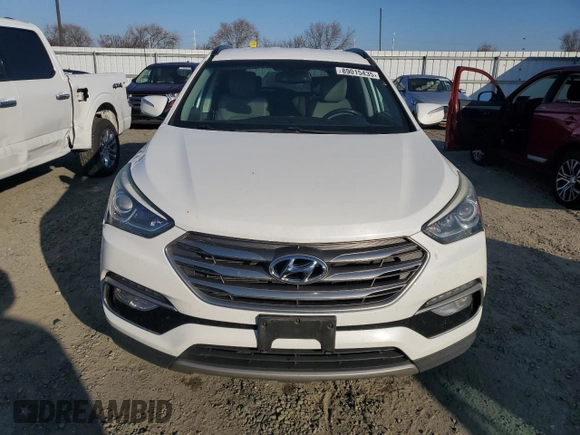 2017 Hyundai Santa Fe Sport 2.0T with VIN 5XYZU4LA0HG470400, listed as a Copart auction lot 89015435 with 103,128 mi miles and Clean Title. Bid and sale history available at carsss.com. Image 5.