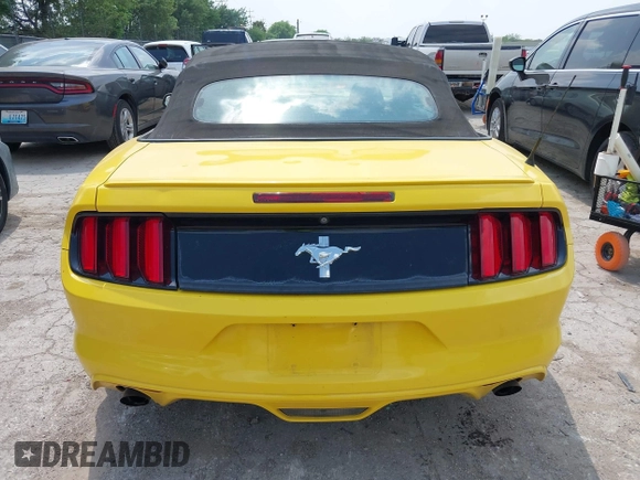 2016 Ford Mustang V6 with VIN 1FATP8EM6G5216232, listed as a IAAI auction lot 41963249 with 58,500 mi miles and . Bid and sale history available at DreamBid. Image 16.