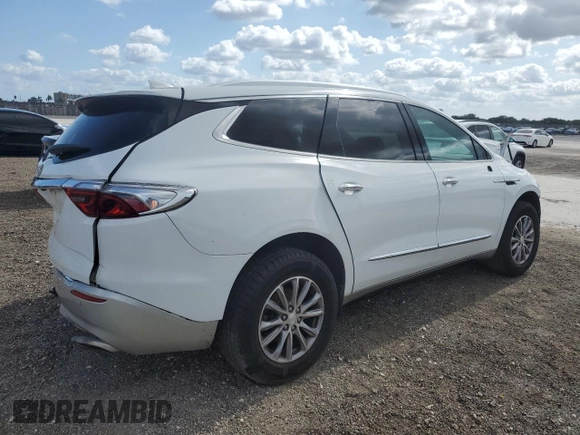 2022 Buick Enclave Essence with VIN 5GAERBKW1NJ181248, listed as a Copart auction lot 52755085 with 112,485 mi miles and Clean Title. Bid and sale history available at carsss.com. Image 3.