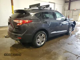 2019 Acura RDX Advance with VIN 5J8TC2H73KL013202, listed as a Copart auction lot 46850345 with 39,596 mi miles and Salvage Title. Bid and sale history available at DreamBid. Image 3.