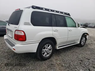 2004 Lexus LX 470 with VIN JTJHT00W343547828, listed as a Copart auction lot 48982045 with 196,877 mi miles and Salvage Title. Bid and sale history available at DreamBid. Image 3.