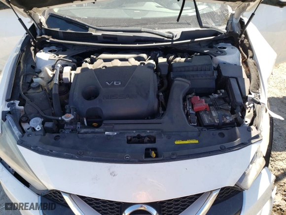 2017 Nissan Maxima Platinum with VIN 1N4AA6APXHC413205, listed as a Copart auction lot 43948945 with 0 mi miles and Salvage Title. Bid and sale history available at carsss.com. Image 12.