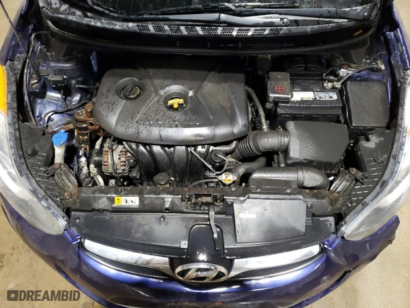 2013 Hyundai Elantra GLS PZEV with VIN 5NPDH4AE1DH188970, listed as a Copart auction lot 46876585 with 136,081 mi miles and Salvage Title. Bid and sale history available at carsss.com. Image 11.