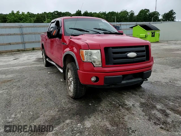 2009 Ford F-150 XL with VIN 1FTPW14V79FA70128, listed as a Copart auction lot 58830945 with 266,689 mi miles and Salvage title. Bid and sale history available at DreamBid. Image 13.