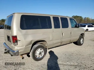 2007 Ford Econoline Passenger XL with VIN 1FBNE31L67DA55402, listed as a Copart auction lot 50595565 with 247,129 mi miles and Salvage Title. Bid and sale history available at carsss.com. Image 3.