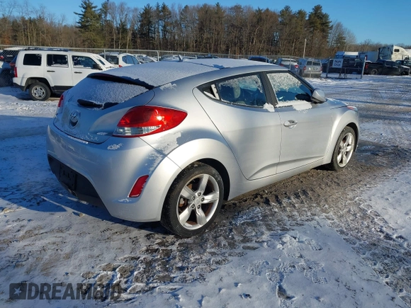 2012 Hyundai Veloster w/Gray Int with VIN KMHTC6AD0CU034568, listed as a IAAI auction lot 41460659 with 141,826 mi miles and . Bid and sale history available at DreamBid. Image 4.