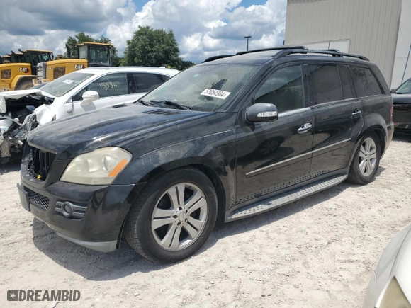 2008 Mercedes-Benz GL-Class 4.6L with VIN 4JGBF71E08A332449, listed as a Copart auction lot 57054904 with 203,506 mi miles and Salvage Title. Bid and sale history available at carsss.com. Image 1.