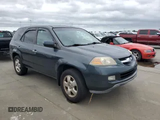 2005 Acura MDX with VIN 2HNYD18295H506247, listed as a Copart auction lot 75089374 with 0 mi miles and Salvage Title. Bid and sale history available at carsss.com. Image 4.
