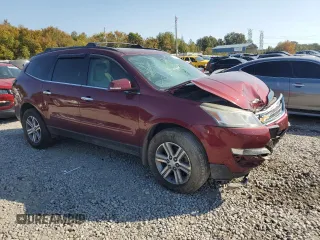 2017 Chevrolet Traverse LT with VIN 1GNKRHKD6HJ122307, listed as a Copart auction lot 77060244 with 155,965 mi miles and Salvage Title. Bid and sale history available at DreamBid. Image 4.