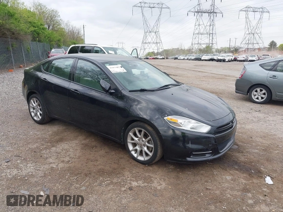 2013 Dodge Dart SXT with VIN 1C3CDFBA0DD195451, listed as a IAAI auction lot 42075857 with 57,462 mi miles and . Bid and sale history available at DreamBid. Image 1.