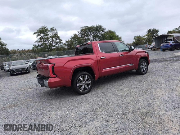 2023 Toyota Tundra Capstone Hybrid with VIN 5TFVC5DB3PX030312, listed as a Copart auction lot 73486854 with 5,533 mi miles and Clean title. Bid and sale history available at DreamBid. Image 4.