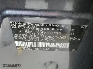 2015 Toyota RAV4 Limited with VIN 2T3YFREV5FW193518, listed as a Copart auction lot 45805105 with 51,663 mi miles and Salvage Title. Bid and sale history available at carsss.com. Image 13.
