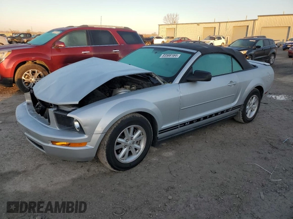 2008 Ford Mustang Deluxe with VIN 1ZVHT84N385188345, listed as a Copart auction lot 83566164 with 74,855 mi miles and Salvage Title. Bid and sale history available at carsss.com. Image 1.