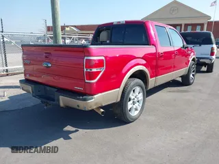 2012 Ford F-150 XL with VIN 1FTFW1CF5CFB20408, listed as a IAAI auction lot 41534268 with 114,332 mi miles. Bid and sale history available at carsss.com. Image 4.