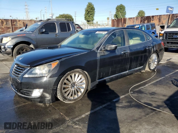 2015 Hyundai Equus Ultimate z VIN KMHGH4JH8FU095195, wystawiony jako Copart lot #80623324 z przebiegiem 118 827 mil mil oraz Czysty tytuł • Clean title. Historia ofert i sprzedaży dostępna na DreamBid. Obrazek 1.
