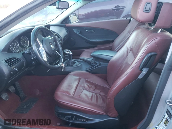 2010 BMW 6 Series 650i with VIN WBAEA5C56ACV85218, listed as a Copart auction lot 82591834 with 144,614 mi miles and Salvage Title. Bid and sale history available at carsss.com. Image 7.