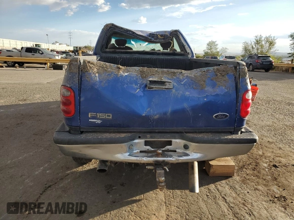 2002 Ford F-150 XL with VIN 1FTRX08L12KA21447, listed as a Copart auction lot 73152664 with Not provided miles and Salvage title. Bid and sale history available at DreamBid. Image 6.