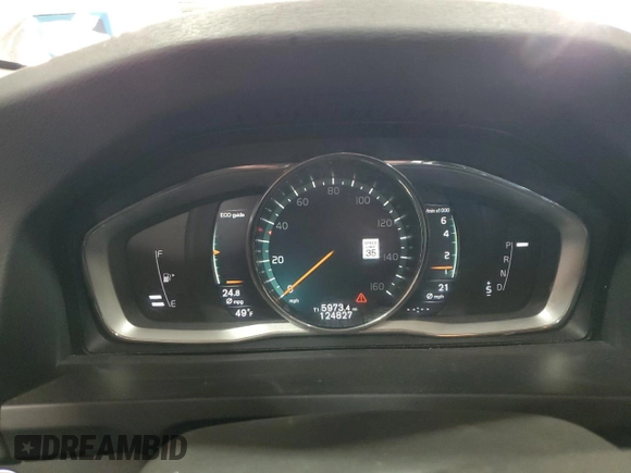 2017 Volvo S60 Inscription Platinum with VIN LYV402TM0HB130872, listed as a Copart auction lot 86848694 with 124,827 mi miles and Salvage Title. Bid and sale history available at carsss.com. Image 9.