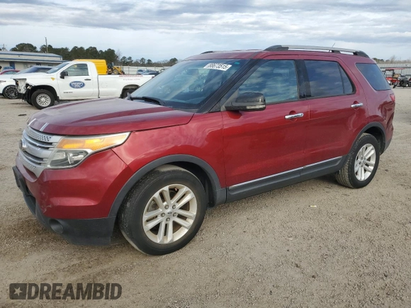 2013 Ford Explorer XLT with VIN 1FM5K7D84DGA57674, listed as a Copart auction lot 88673515 with 95,534 mi miles and Salvage Title. Bid and sale history available at carsss.com. Image 1.