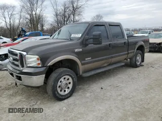 2005 Ford Super Duty F-250 XL with VIN 1FTSW21P05EB21278, listed as a Copart auction lot 46987915 with 0 mi miles and Salvage Title. Bid and sale history available at carsss.com. Image 1.