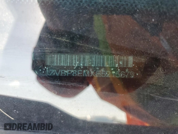 2014 Ford Mustang V6 with VIN 1ZVBP8EMXE5215679, listed as a Copart auction lot 47837345 with 137,881 mi miles and Salvage Title. Bid and sale history available at carsss.com. Image 12.