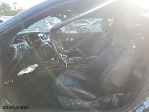 2022 Ford Mustang GT with VIN 1FA6P8CF8N5131021, listed as a Copart auction lot 75799294 with 23,325 mi miles and Salvage Title. Bid and sale history available at carsss.com. Image 7.