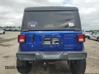 2018 Jeep Wrangler Unlimited Sport z VIN 1C4HJXDG8JW172632, wystawiony jako Copart lot #60714375 z przebiegiem 81 690 mil mil oraz Szkoda całkowita • Salvage title. Historia ofert i sprzedaży dostępna na DreamBid. Obrazek 6.