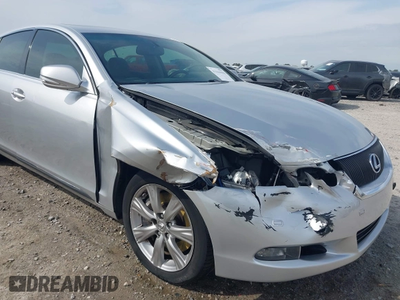 2011 Lexus GS 350 with VIN JTHCE1KS7B0028947, listed as a IAAI auction lot 41844606 with 176,509 mi miles. Bid and sale history available at carsss.com. Image 6.