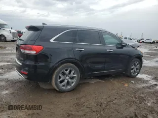 2016 Kia Sorento SXL with VIN 5XYPK4A10GG027677, listed as a Copart auction lot 50814805 with 82,677 mi miles and Salvage Title. Bid and sale history available at carsss.com. Image 3.