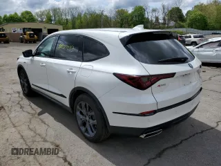 2022 Acura MDX w/A-Spec Package with VIN 5J8YE1H05NL039642, listed as a Copart auction lot 50727033 with 25,359 mi miles. Bid and sale history available at carsss.com. Image 2.