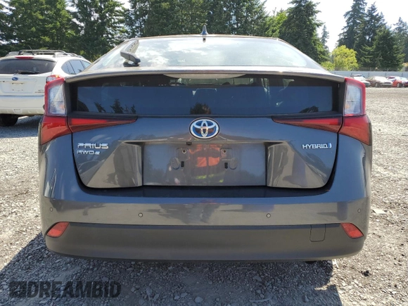 2019 Toyota Prius LE с VIN JTDL9RFU8K3004963, выставлен на аукционе Copart как лот 60187575 с пробегом 31 095 миль миль и Списание • Salvage title. История ставок и продаж доступна на DreamBid. Изображение 6.