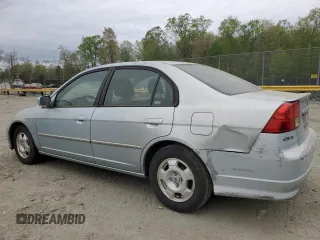 2004 Honda Civic with VIN JHMES96684S009117, listed as a Copart auction lot 53943165 with 96,383 mi miles and Clean Title. Bid and sale history available at DreamBid. Image 2.