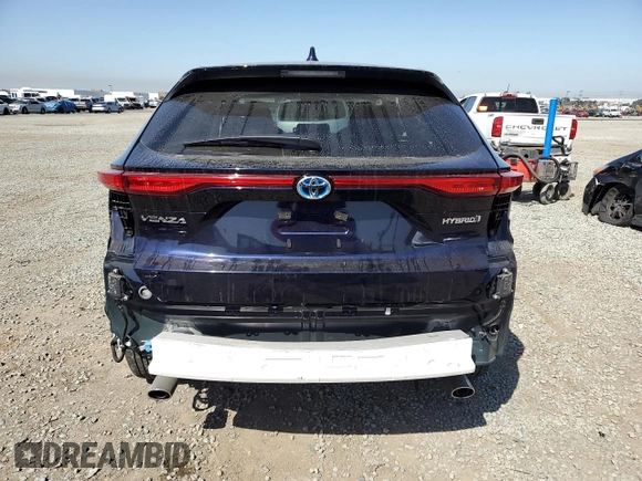 2021 Toyota Venza LE with VIN JTEAAAAH8MJ011951, listed as a Copart auction lot 52055705 with 8,648 mi miles and Salvage Title. Bid and sale history available at carsss.com. Image 6.