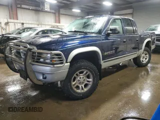 2004 Dodge Dakota SLT with VIN 1D7HG48NX4S525055, listed as a Copart auction lot 85502864 with 110,926 mi miles and Salvage Title. Bid and sale history available at carsss.com. Image 1.