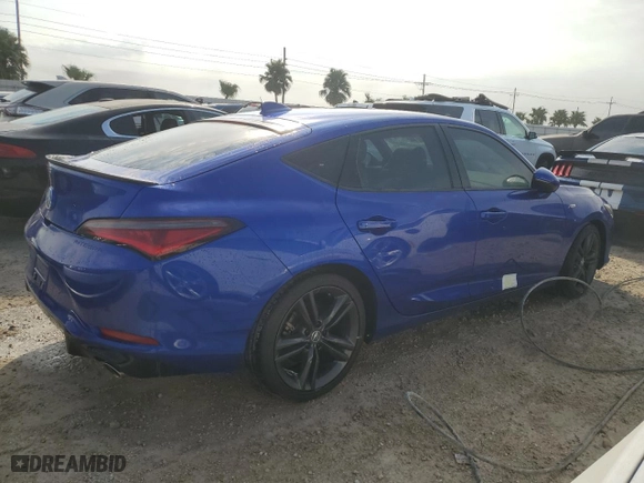 2023 Acura Integra w/A-Spec Technology Package with VIN 19UDE4H67PA001767, listed as a Copart auction lot 73930704 with 0 mi miles and Non Repairable. Bid and sale history available at carsss.com. Image 3.