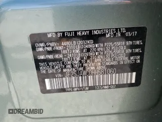 2017 Subaru Forester Touring с VIN JF2SJAWC0HH581060, выставлен на аукционе Copart как лот 61966085 с пробегом 59 745 миль миль и Списание • Salvage title. История ставок и продаж доступна на DreamBid. Изображение 13.