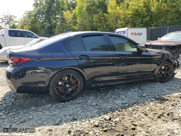 2023 BMW 5 Series 530i xDrive with VIN WBA13BJ03PWY18400, listed as a Copart auction lot 69222134 with 25,538 mi miles and Salvage Title. Bid and sale history available at carsss.com. Image 3.
