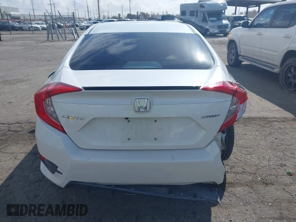2020 Honda Civic Sedan Sport with VIN 2HGFC2F84LH600905, listed as a IAAI auction lot 41903345 with 24,455 mi miles. Bid and sale history available at carsss.com. Image 17.