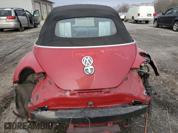 2006 Volkswagen Beetle z VIN 3VWRF31YX6M323261, wystawiony jako Copart lot #87218704 z przebiegiem 81 540 mil mil oraz Szkoda całkowita • Salvage title. Historia ofert i sprzedaży dostępna na DreamBid. Obrazek 6.