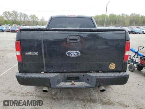 2005 Ford F-150 STX with VIN 1FTRX12W45NA13550, listed as a Copart auction lot 53623105 with 283,351 mi miles and Salvage title. Bid and sale history available at DreamBid. Image 6.
