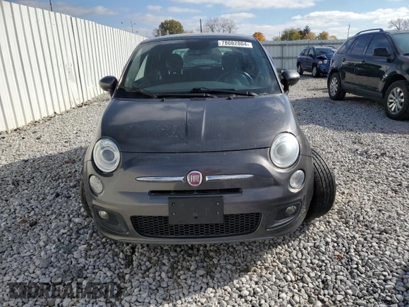 2014 FIAT 500 Sport with VIN 3C3CFFBR4ET291806, listed as a Copart auction lot 78082804 with 99,389 mi miles and Salvage Title. Bid and sale history available at carsss.com. Image 5.
